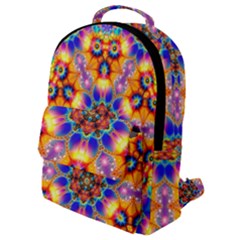 Image Fractal Background Image Flap Pocket Backpack (small)