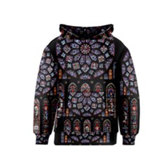 Rosette Cathedral Kids  Pullover Hoodie by Pakrebo