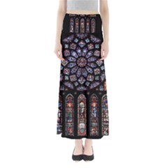 Rosette Cathedral Full Length Maxi Skirt by Pakrebo