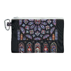 Rosette Cathedral Canvas Cosmetic Bag (large)