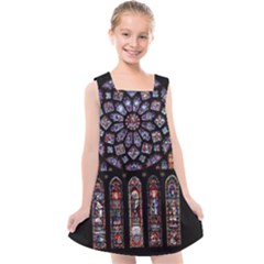 Rosette Cathedral Kids  Cross Back Dress