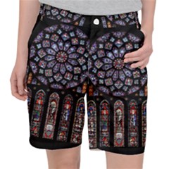 Rosette Cathedral Pocket Shorts