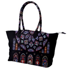 Rosette Cathedral Canvas Shoulder Bag