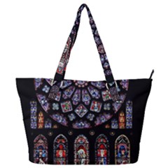 Rosette Cathedral Full Print Shoulder Bag