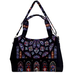 Rosette Cathedral Double Compartment Shoulder Bag by Pakrebo