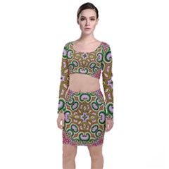 Fractal Art Pictures Digital Art Top And Skirt Sets