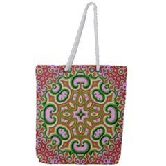 Fractal Art Pictures Digital Art Full Print Rope Handle Tote (large)