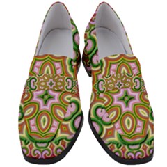 Fractal Art Pictures Digital Art Women s Chunky Heel Loafers