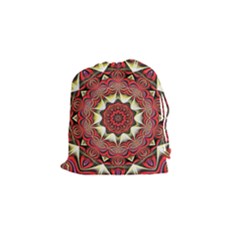 Farbenpracht Kaleidoscope Arts Drawstring Pouch (small) by Pakrebo