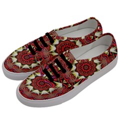 Farbenpracht Kaleidoscope Arts Men s Classic Low Top Sneakers by Pakrebo