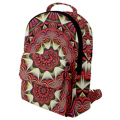 Farbenpracht Kaleidoscope Arts Flap Pocket Backpack (small)