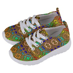 Background Image Tile Geometric Kids  Lightweight Sports Shoes