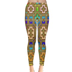 Background Image Tile Geometric Inside Out Leggings