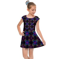 Background Image Pattern Background Kids  Cap Sleeve Dress by Pakrebo