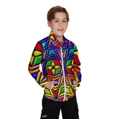 Background Structure Texture Windbreaker (kids) by Pakrebo