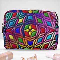 Background Structure Texture Make Up Pouch (medium)