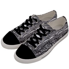 Ethno Seamless Pattern Men s Low Top Canvas Sneakers by Pakrebo