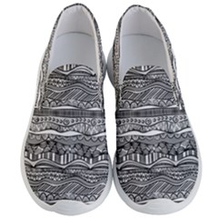 Ethno Seamless Pattern Men s Lightweight Slip Ons