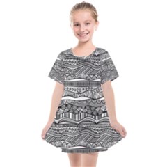 Ethno Seamless Pattern Kids  Smock Dress