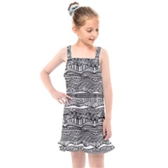 Ethno Seamless Pattern Kids  Overall Dress