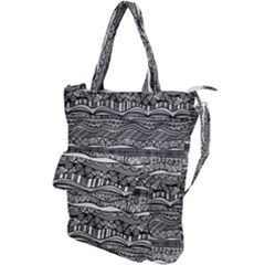 Ethno Seamless Pattern Shoulder Tote Bag by Pakrebo