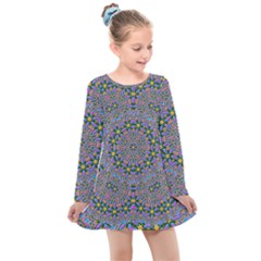 Background Image Creativity Kids  Long Sleeve Dress