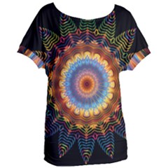 Colorful Prismatic Chromatic Women s Oversized Tee by Pakrebo