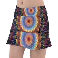 Colorful Prismatic Chromatic Tennis Skirt by Pakrebo