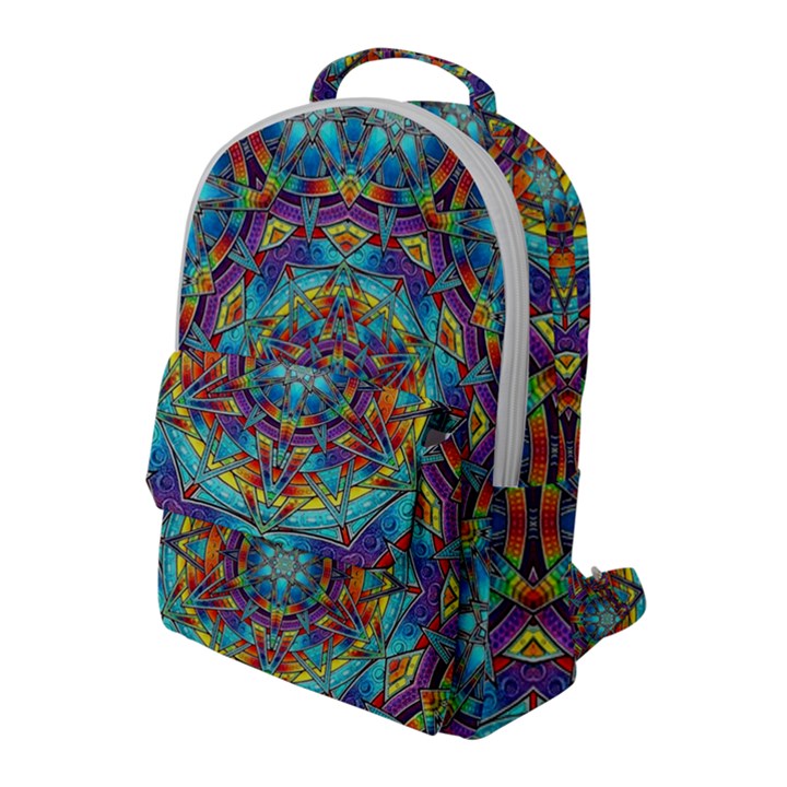 Background Image Wallpaper Flap Pocket Backpack (Large)