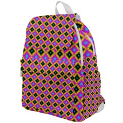 Tile Background Image Design Top Flap Backpack