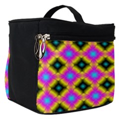 Tile Background Image Design Make Up Travel Bag (small)