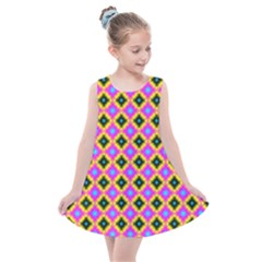 Tile Background Image Design Kids  Summer Dress