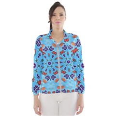 Farbenpracht Kaleidoscope Windbreaker (women) by Pakrebo