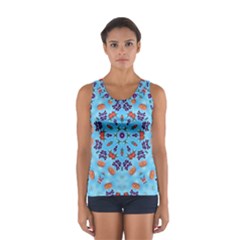 Farbenpracht Kaleidoscope Sport Tank Top  by Pakrebo