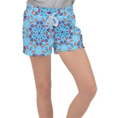 Farbenpracht Kaleidoscope Women s Velour Lounge Shorts