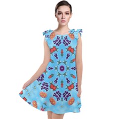 Farbenpracht Kaleidoscope Tie Up Tunic Dress