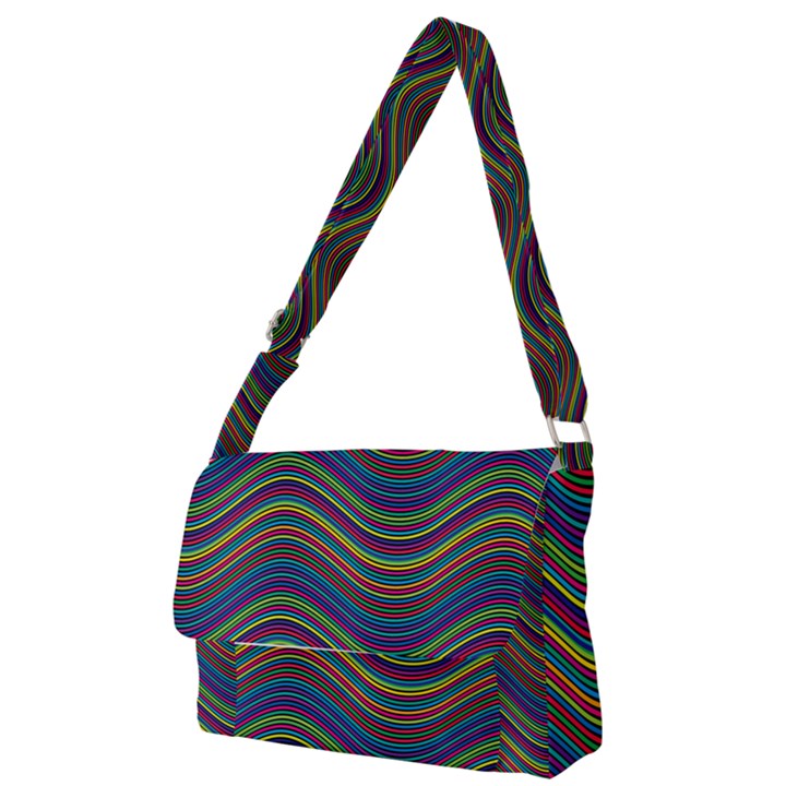 Decorative Ornamental Abstract Full Print Messenger Bag