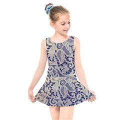 Point De Rose Kids  Skater Dress Swimsuit