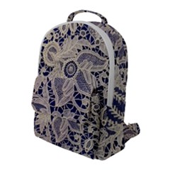 Point De Rose Flap Pocket Backpack (large)