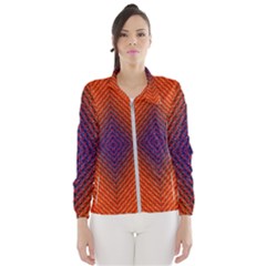 Background Fractals Surreal Design Windbreaker (women) by Pakrebo