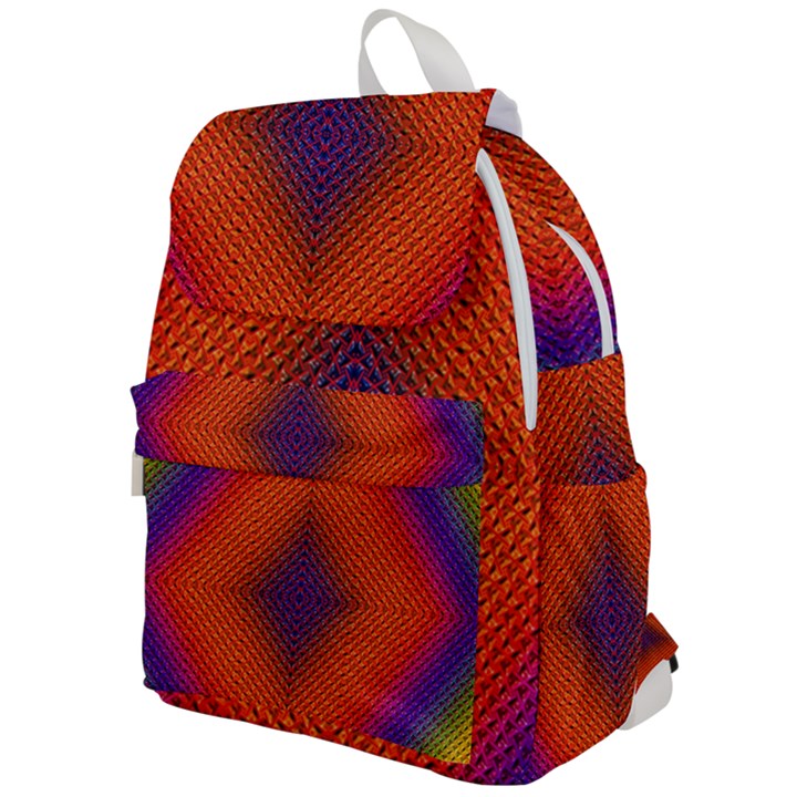 Background Fractals Surreal Design Top Flap Backpack