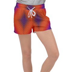 Background Fractals Surreal Design Women s Velour Lounge Shorts