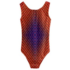 Background Fractals Surreal Design Kids  Cut-out Back One Piece Swimsuit