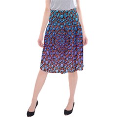 Tile Background Image Pattern 3d Midi Beach Skirt by Pakrebo