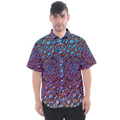 Tile Background Image Pattern 3d Men s Short Sleeve Shirt