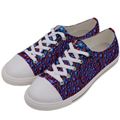 Tile Background Image Pattern 3d Women s Low Top Canvas Sneakers by Pakrebo