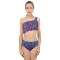 Tile Background Image Pattern 3d Spliced Up Two Piece Swimsuit