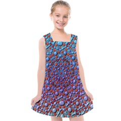 Tile Background Image Pattern 3d Kids  Cross Back Dress