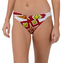 Pattern Tile Decorative Design Star Band Bikini Bottom