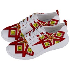 Pattern Tile Decorative Design Star Men s Lightweight Sports Shoes